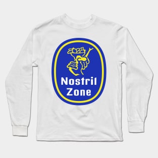 Banana Sticker Nostril Zone Long Sleeve T-Shirt